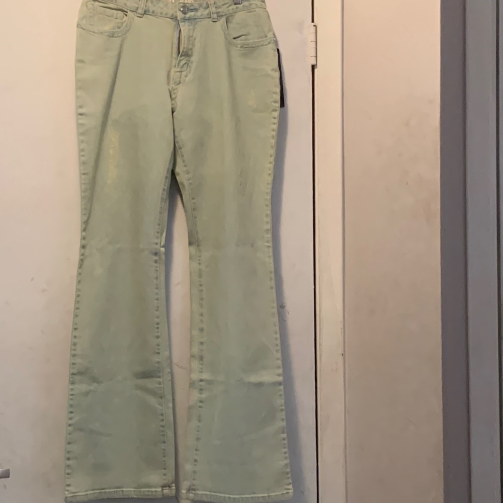PZI  wave blue water jeans
